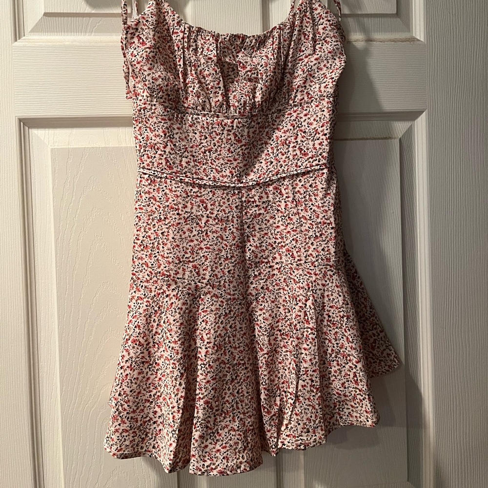 Pink Floral Romper